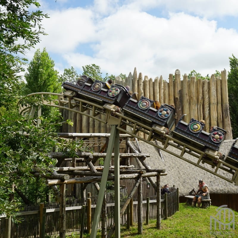 La montagne russe Odin au Parc du Bocasse