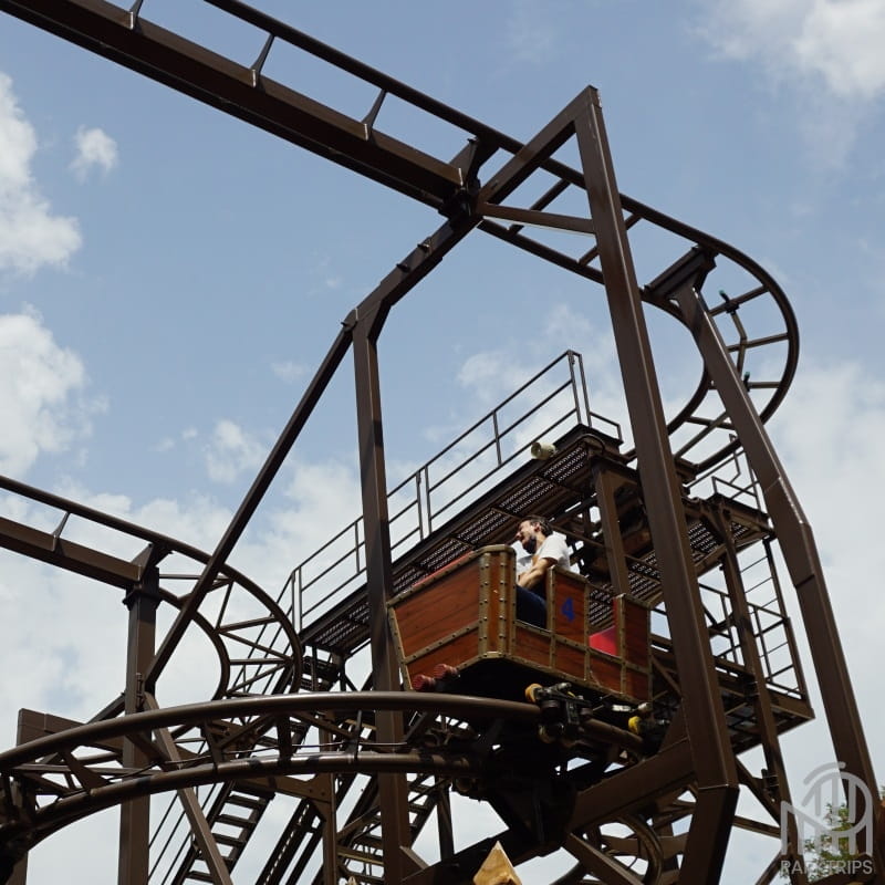 Montagne russe la Mine de Thor à Walygator Sud Ouest