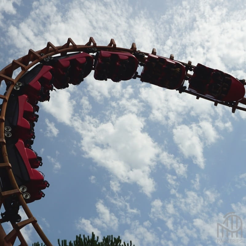 Montagne russe Boomerang à Walygator Sud Ouest