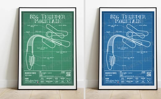 Poster et affiche de parcs d'attractions et de montagnes russes